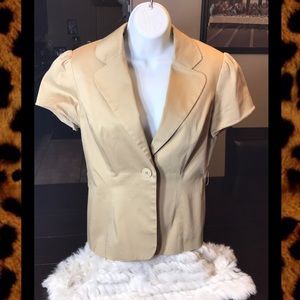Khaki Blazer Jacket. Very Cute! Size 6